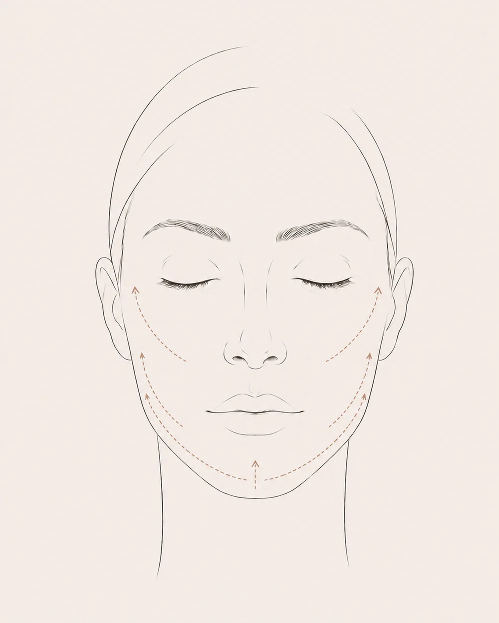 Profil pur femme, contour visage net, lumière directionnelle