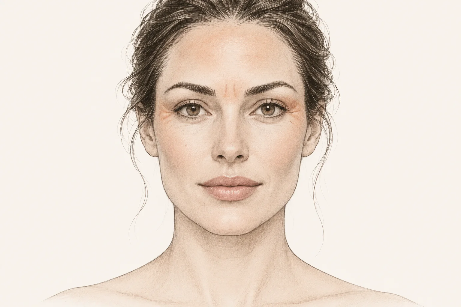 Dessin des zones d'expression du visage
